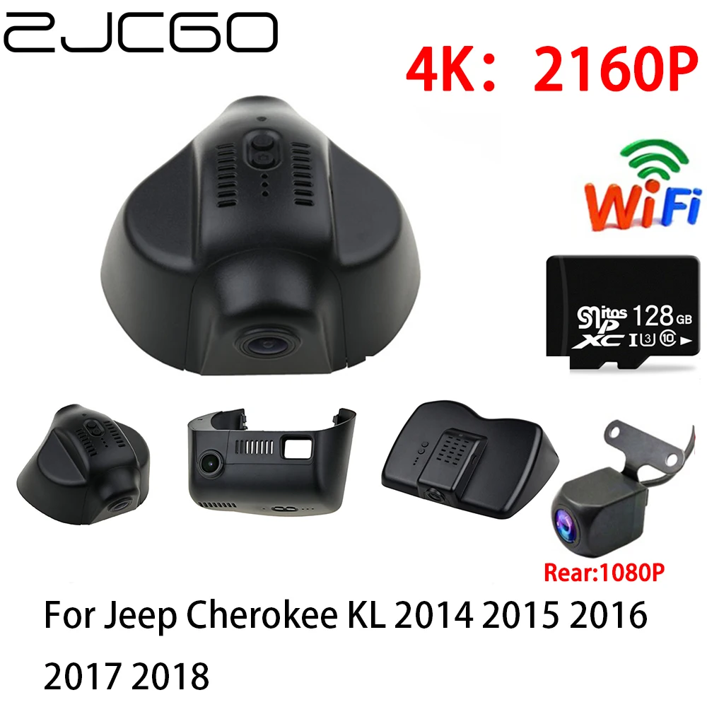 ZJCGO 2K 4K Автомобильный видеорегистратор, видеорегистратор с Wi-Fi, передняя и задняя камеры, 2 объектива, 24 часа парковки для Jeep Cherokee KL 2014 2015 2016 2017 2018
ZJCGO 2K 4K Автомобильный видеорегистратор, видеорегистратор с Wi-Fi, передняя и задняя камеры, 2 объектива, 24 часа парковки для Jeep Cherokee KL 2014 2015 2016 2017 2018