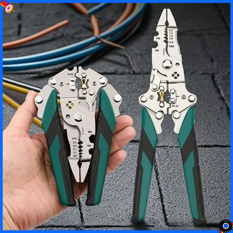 Новый складной инструмент для зачистки проводов, дизайн шкива, многофункциональный электрик, разделитель проводов, плоскогубцы для намотки проводов, обжимные клещи, ручной инструмент
Новый складной инструмент для зачистки проводов, дизайн шкива, многофункциональный электрик, разделитель проводов, плоскогубцы для намотки проводов, обжимные клещи, ручной инструмент