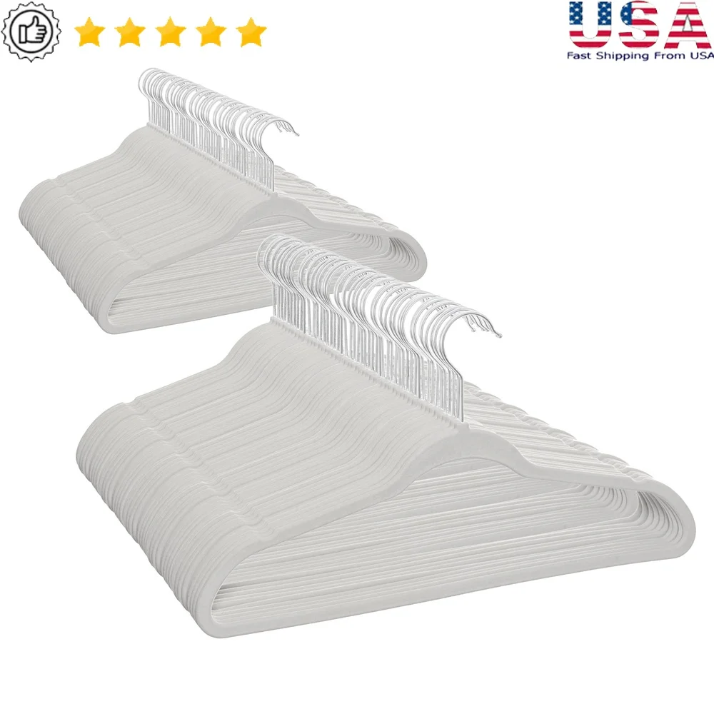 100 нескользящих бархатных вешалок, экономия места, ультратонкий прочный органайзер для шкафа с насечками, рубашки, платья, юбки, пальто
100 нескользящих бархатных вешалок, экономия места, ультратонкий прочный органайзер для шкафа с насечками, рубашки, платья, юбки, пальто