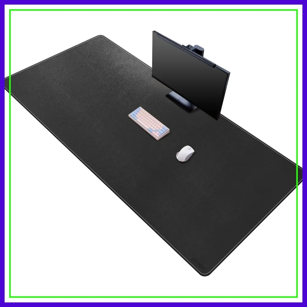 Extra Large Leather Desk Mat, 63x31.4 inch Waterproof Non-Slip Mouse Pad for Office and Home
Extra Large Leather Desk Mat, 63x31.4 inch Waterproof Non-Slip Mouse Pad for Office and Home
