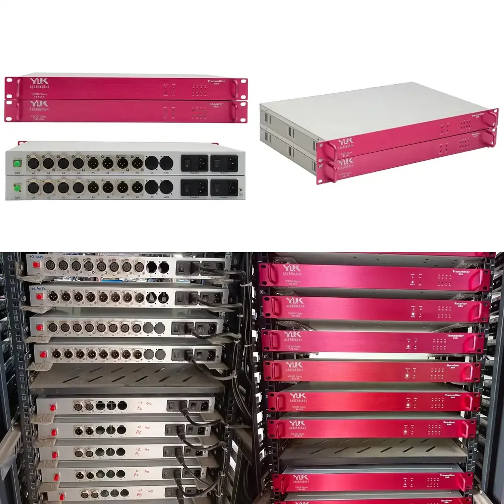 Broadcast Sound Single Mode Fiber 40KM 8 ch Digital Audio XLR Over Fiber Extender
Broadcast Sound Single Mode Fiber 40KM 8 ch Digital Audio XLR Over Fiber Extender