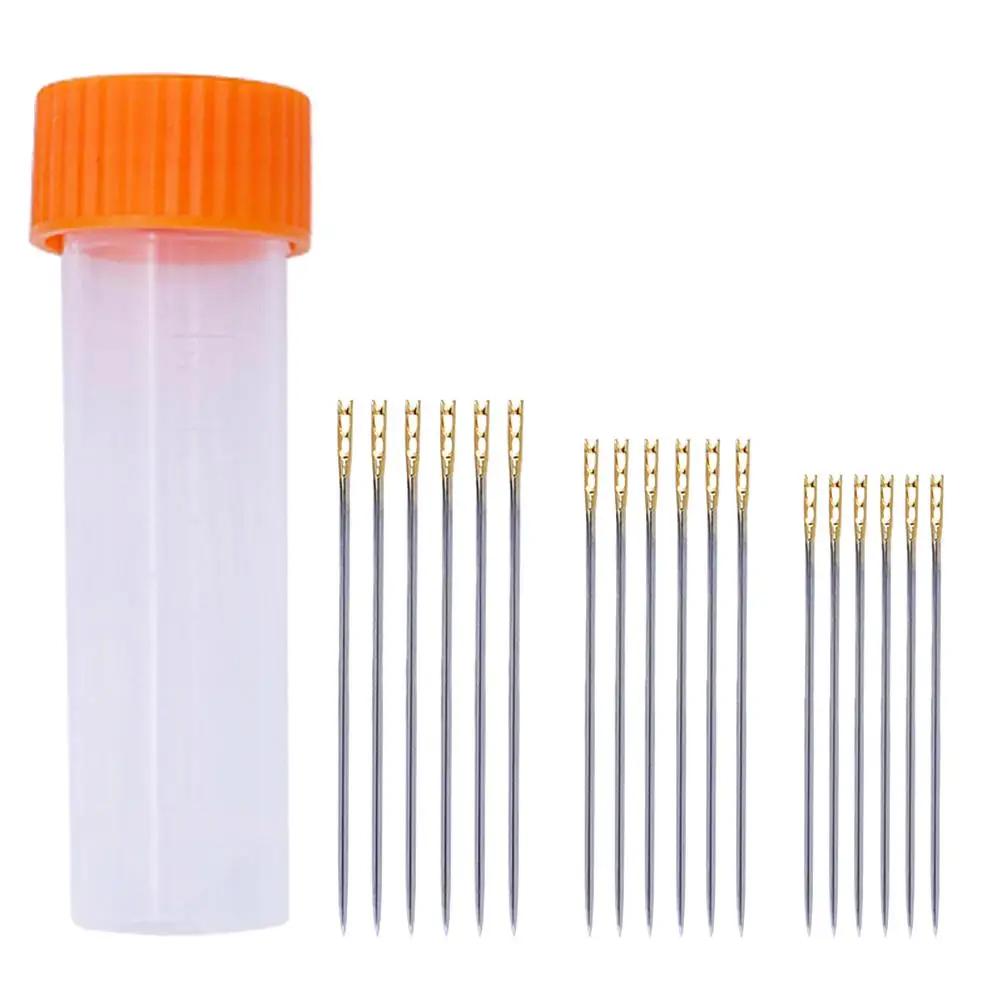 18 Pcs Golden Tail Needle Set Premium Carbon Steel Anti Rust Sewing Embroidery Cross Stitch Craft Project Tool Seam
18 Pcs Golden Tail Needle Set Premium Carbon Steel Anti Rust Sewing Embroidery Cross Stitch Craft Project Tool Seam