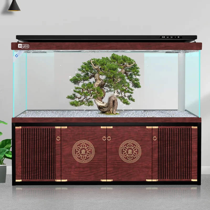 Large and medium-sized fish tank aquarium silent fish tank ultra-white glass aluminum alloy
Large and medium-sized fish tank aquarium silent fish tank ultra-white glass aluminum alloy