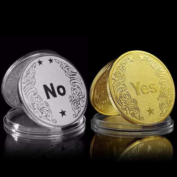 Монета YES/NO Decision, монета Lucky Wish, реквизит, креативный подарок, памятная монета
Монета YES/NO Decision, монета Lucky Wish, реквизит, креативный подарок, памятная монета