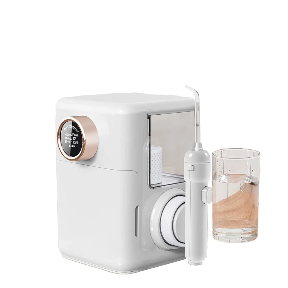 Новинка: портативный электрический ирригатор для полости рта объемом 900 мл, перезаряжаемый, с УФ-дезинфекцией, ЖК-дисплеем и инструкцией на английском языке.
Новинка: портативный электрический ирригатор для полости рта объемом 900 мл, перезаряжаемый, с УФ-дезинфекцией, ЖК-дисплеем и инструкцией на английском языке.