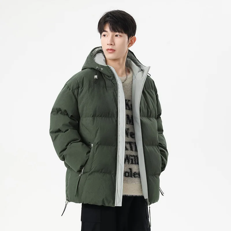 Fashion Men Winter Warm Hooded Parkas Thickened Windproof Outdoor Men Solid Comfortable Warm Jacket Male Streetwear Cotton Coats
Fashion Men Winter Warm Hooded Parkas Thickened Windproof Outdoor Men Solid Comfortable Warm Jacket Male Streetwear Cotton Coats