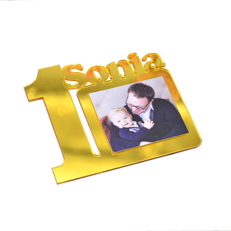 Customize acrylic photo frame baby shower souvenir laser cut mirror acrylic first communion birthday mini photo frame
Customize acrylic photo frame baby shower souvenir laser cut mirror acrylic first communion birthday mini photo frame