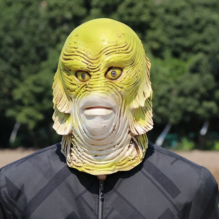 Funny Monster Fish Mask Full Head Latex Mask Halloween Masquerade Party Cosplay Costume Props Accessories
Funny Monster Fish Mask Full Head Latex Mask Halloween Masquerade Party Cosplay Costume Props Accessories
