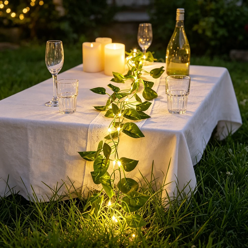 Battery Powered Christmas Tree Garland Light for Artificial Vine Wedding Fairy Lights Flower Green Leaf String Lights Home Decor
Battery Powered Christmas Tree Garland Light for Artificial Vine Wedding Fairy Lights Flower Green Leaf String Lights Home Decor
