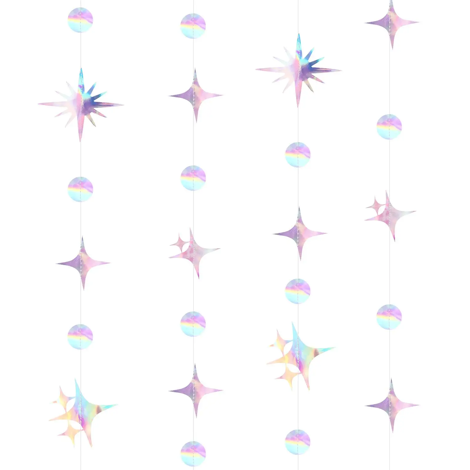 4 Pcs Office Garland Star Birthday Iridescent Streamers Paper Valentine Decorative Decoration Banner Streamers
4 Pcs Office Garland Star Birthday Iridescent Streamers Paper Valentine Decorative Decoration Banner Streamers