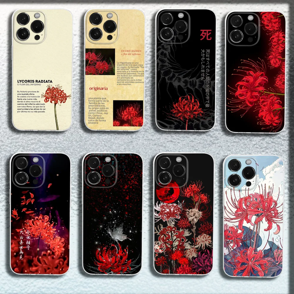 Red Spider Lily Flower of Hell Phone Case For iPhone 16,15,14,13,12,11 Plus,Pro,Max,XR,XS,X,Plus,SE,Mini Transparent Soft Cover
Red Spider Lily Flower of Hell Phone Case For iPhone 16,15,14,13,12,11 Plus,Pro,Max,XR,XS,X,Plus,SE,Mini Transparent Soft Cover