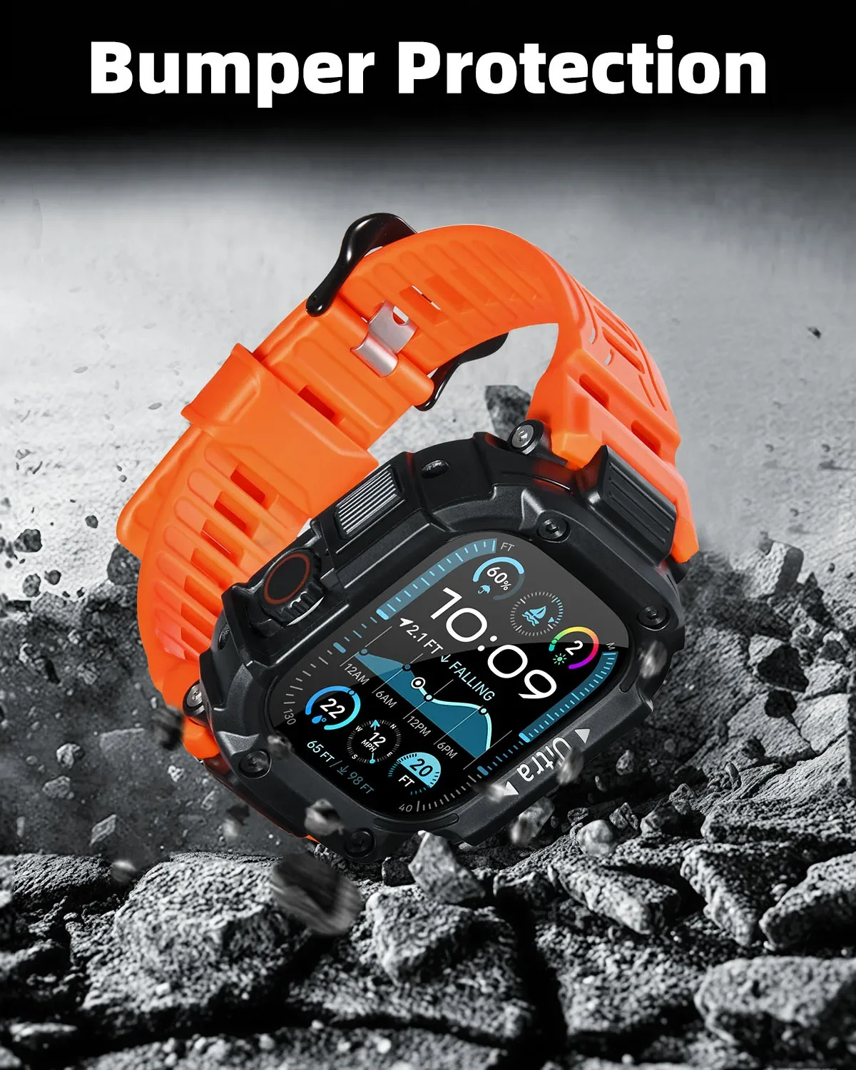 Oatsbasf for Apple Watch Ultra 1/2 49mm Protector Frame Cover Case All-around Edge Bumper Protective Case for iWatch Series 1 2
Oatsbasf for Apple Watch Ultra 1/2 49mm Protector Frame Cover Case All-around Edge Bumper Protective Case for iWatch Series 1 2