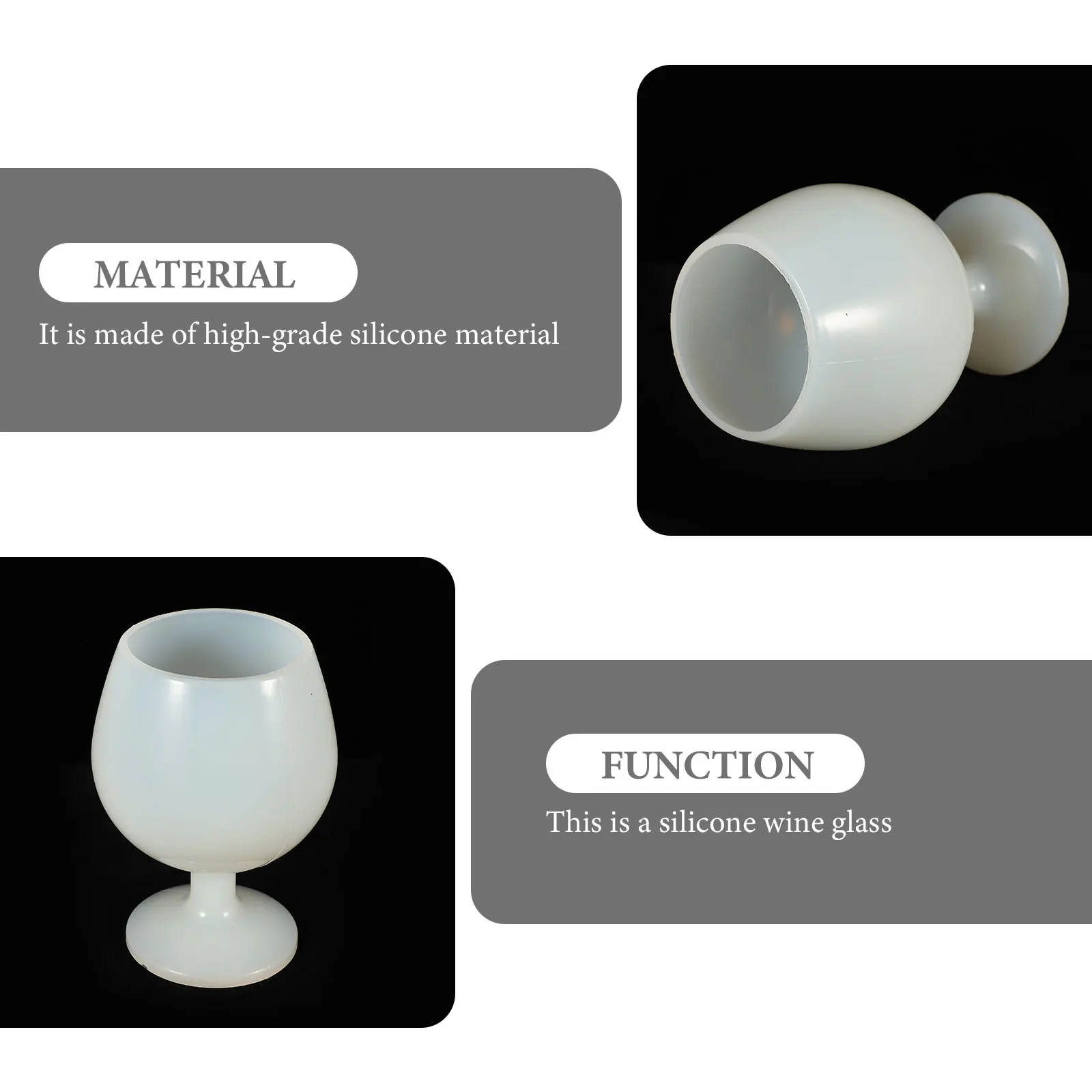 2pcs Silicone Goblet Multi-Function Household Drink Cup Home Supply Wine Accessory Convenient Drink Cup Water Goblet
2pcs Silicone Goblet Multi-Function Household Drink Cup Home Supply Wine Accessory Convenient Drink Cup Water Goblet