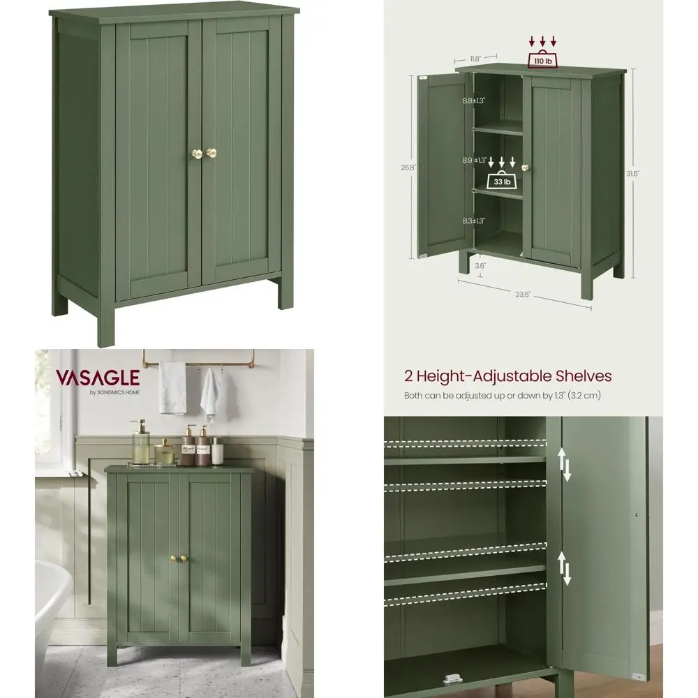 "freestanding storage cabinet with adjustable shelves for bathroom, 11.8x23.6x31.5 inches"
"freestanding storage cabinet with adjustable shelves for bathroom, 11.8x23.6x31.5 inches"