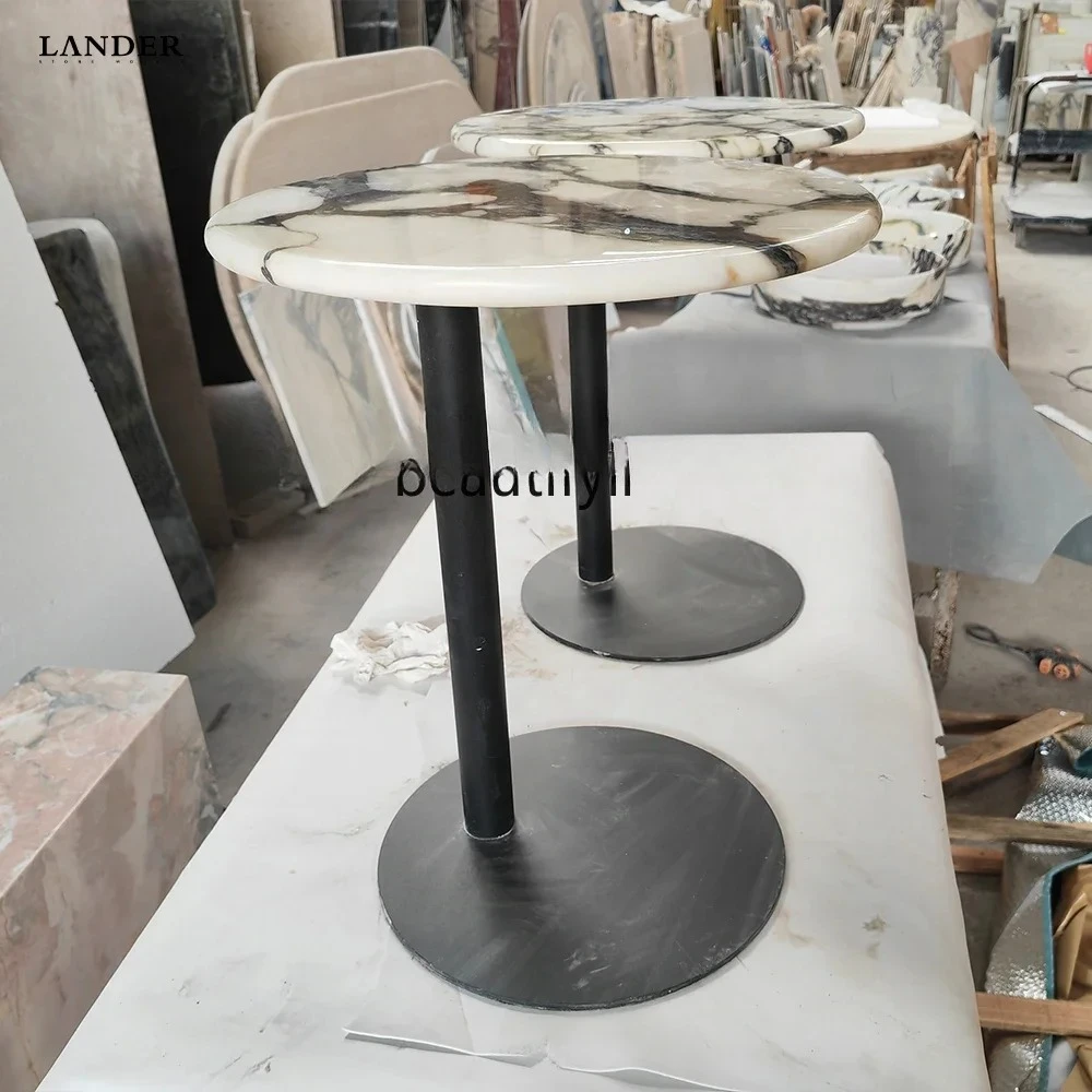 Modern simple marble creative purple disc edge a few soft decoration living room sofa corner a few
Modern simple marble creative purple disc edge a few soft decoration living room sofa corner a few