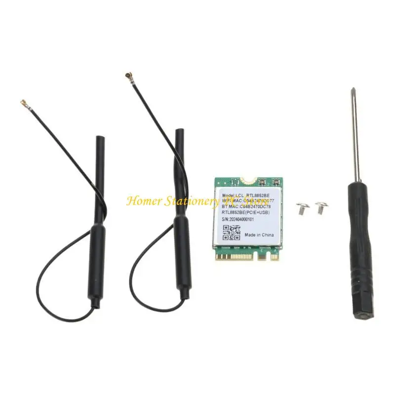 Y5LA WiFi 6 BT5.2 Беспроводная карта для платы разработки Беспроводная карта PCIe RTL8852BE (PCIE + USB) 1800 Мбит/с
Y5LA WiFi 6 BT5.2 Беспроводная карта для платы разработки Беспроводная карта PCIe RTL8852BE (PCIE + USB) 1800 Мбит/с