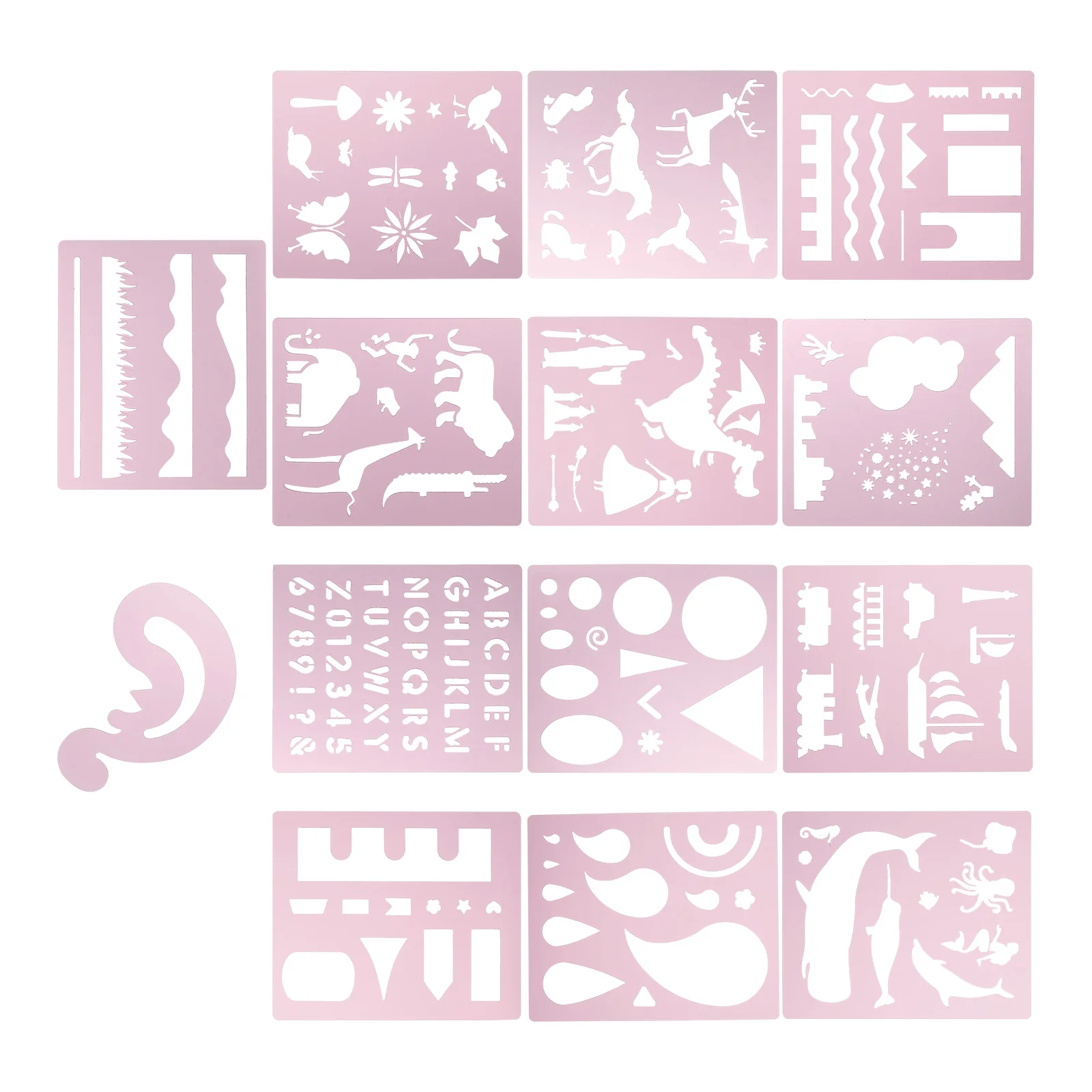 14 PCS Account Template Painting Templates Stencils Crafts Reusable for Hollow Out Child
14 PCS Account Template Painting Templates Stencils Crafts Reusable for Hollow Out Child