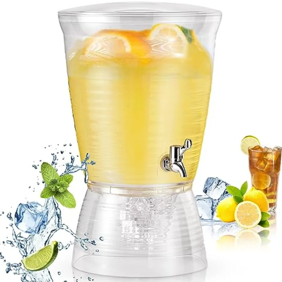 Pc Acrylic Beverage Dispenser with Spigot.7 Gallon/ 0 l Clear Drink Water Dispenser Countertop with Detachable Base Iced Juice
Pc Acrylic Beverage Dispenser with Spigot.7 Gallon/ 0 l Clear Drink Water Dispenser Countertop with Detachable Base Iced Juice
