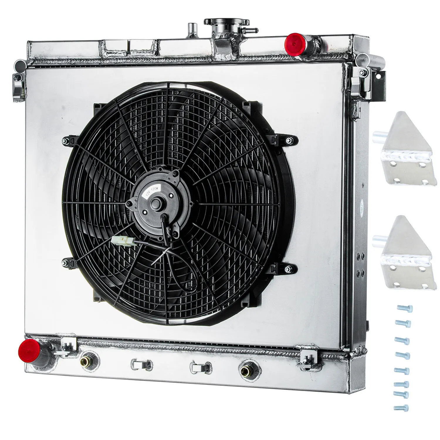 GTGMOTO 4 Row Radiator Shroud Fan For 2006-12 Chevy Colorado/Hummer H3 3.7L /GMC Canyon
GTGMOTO 4 Row Radiator Shroud Fan For 2006-12 Chevy Colorado/Hummer H3 3.7L /GMC Canyon