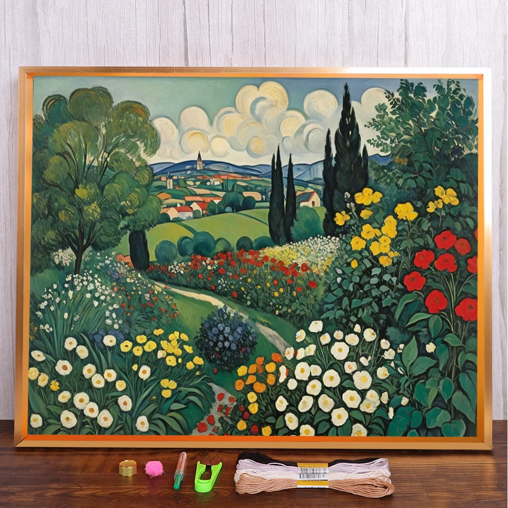 Fantasy Garden Printed 11CT Cross-Stitch DIY Embroidery Complete Kit Painting Handicraft Sewing Hobby Package Mulina Promotions
Fantasy Garden Printed 11CT Cross-Stitch DIY Embroidery Complete Kit Painting Handicraft Sewing Hobby Package Mulina Promotions