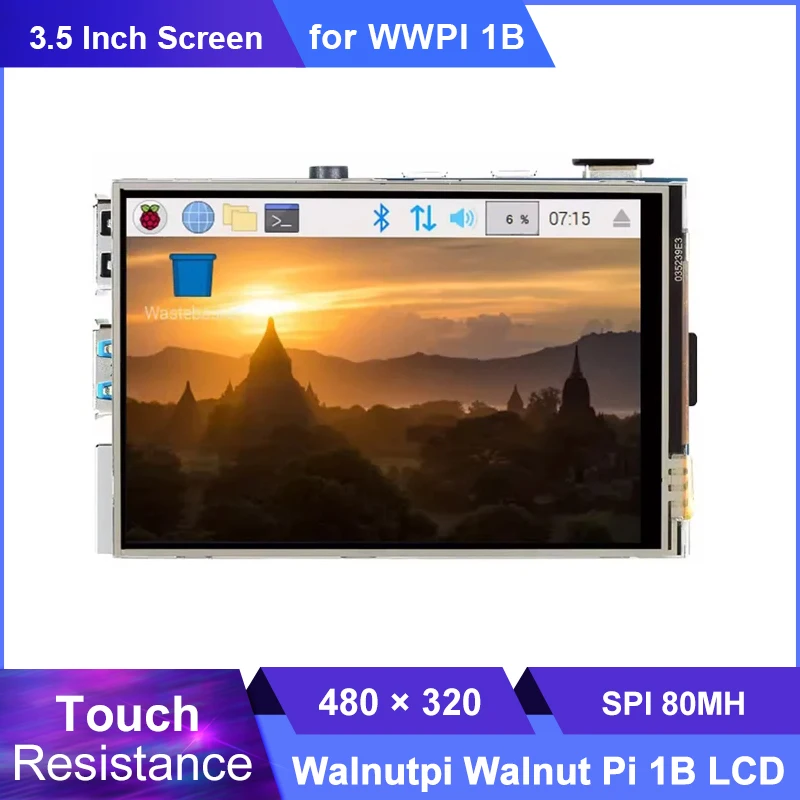 Walnutpi Walnut Pi 1B Raspberry Pi 3.5 Inch LCD High-Speed Resistance Touch Display Linux Development Board
Walnutpi Walnut Pi 1B Raspberry Pi 3.5 Inch LCD High-Speed Resistance Touch Display Linux Development Board
