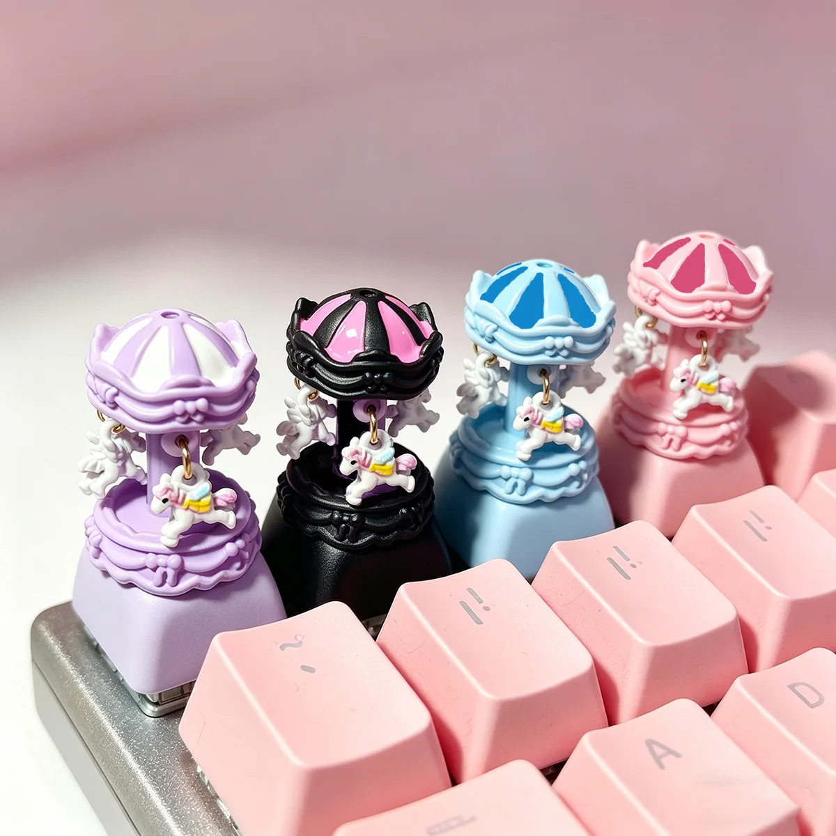 Spinning Carousel Keycap - Moving Cherry MX Artisan ESC | Dynamic Desk Decor for Mechanical Keyboards, DIY Motion Charm
Spinning Carousel Keycap - Moving Cherry MX Artisan ESC | Dynamic Desk Decor for Mechanical Keyboards, DIY Motion Charm