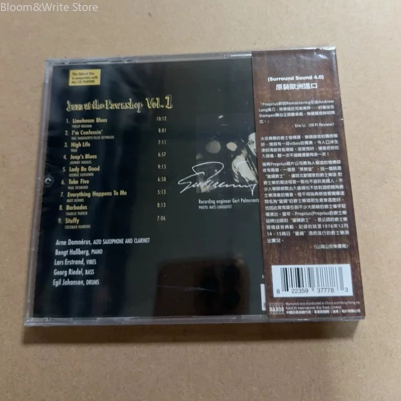 JAZZ AT THE PAWNSHOP Volume 1 CD Popular English Songs Collection CD Greatest Hits Remastered Audio Car Home Play Music Gift
JAZZ AT THE PAWNSHOP Volume 1 CD Popular English Songs Collection CD Greatest Hits Remastered Audio Car Home Play Music Gift