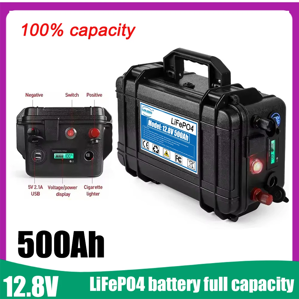LiFePO4 12V 50AH-500Ah Lithium Battery for Outdoor Power USB Output Station for Sine Wave Motors Boats Solar Panel Outdoor RV
LiFePO4 12V 50AH-500Ah Lithium Battery for Outdoor Power USB Output Station for Sine Wave Motors Boats Solar Panel Outdoor RV