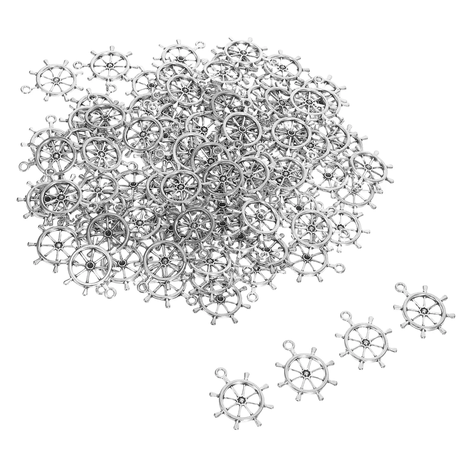 100Pcs Vintage Nautical Anchor Wheel Charms Alloy Pendants DIY Bracelets Necklaces Jewelry Making Nautical Pendant
100Pcs Vintage Nautical Anchor Wheel Charms Alloy Pendants DIY Bracelets Necklaces Jewelry Making Nautical Pendant