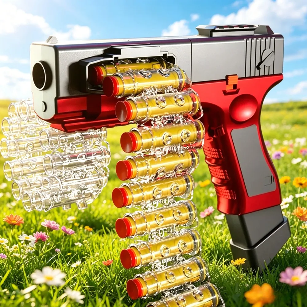 Portable Shooting Play Toy Gun Dual Working Mode Safe Bullet Chain Equipped Ideal Birthday Festival Gift
Portable Shooting Play Toy Gun Dual Working Mode Safe Bullet Chain Equipped Ideal Birthday Festival Gift