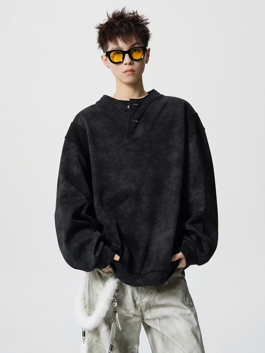 Мужская толстовка оверсайз с эффектом тай-дай, весна-осень, в американском стиле, для подростков, большой размер, длинный рукав, воротник-хенли, повседневная, удлиненная
Мужская толстовка оверсайз с эффектом тай-дай, весна-осень, в американском стиле, для подростков, большой размер, длинный рукав, воротник-хенли, повседневная, удлиненная