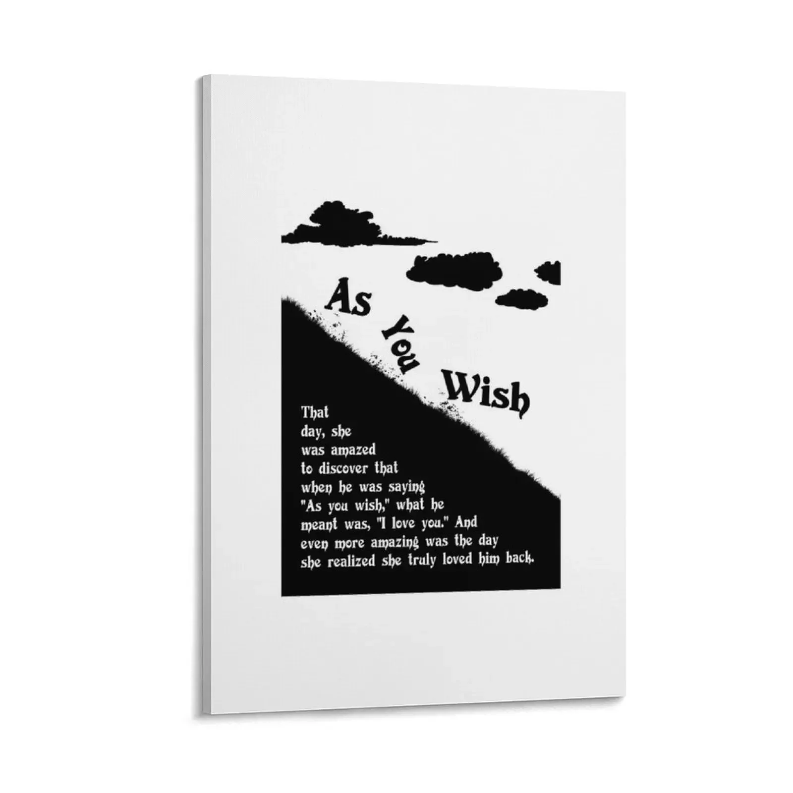 As you wish - The princess bride Canvas Painting japanese room decor posters Decoration for home
As you wish - The princess bride Canvas Painting japanese room decor posters Decoration for home