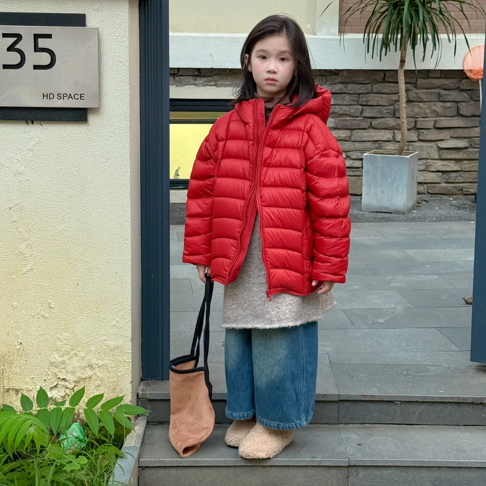 Kids Down Jacket 2025 Autumn and Winter Korean Style Baby Girl Short Hooded Lightweight Down Jacket Children's Warm Jacket
Kids Down Jacket 2025 Autumn and Winter Korean Style Baby Girl Short Hooded Lightweight Down Jacket Children's Warm Jacket
