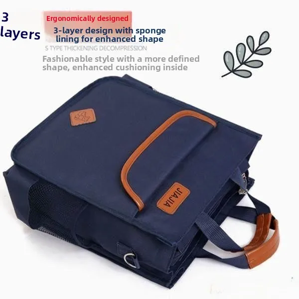 Large Capacity Waterproof Student Book Bag After-School Tutoring Bag Art Bag for Junior And High School Students Handbag
Large Capacity Waterproof Student Book Bag After-School Tutoring Bag Art Bag for Junior And High School Students Handbag