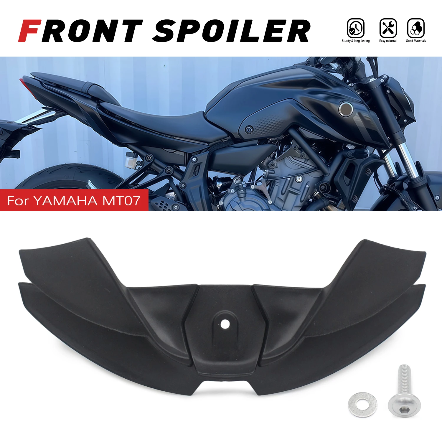 Motorcycle Front Wheel Fender Beak Nose Cone Extension Extender Cowl Spoiler Cover For YAMAHA MT07 MT-07 2025 2026 Accessories
Motorcycle Front Wheel Fender Beak Nose Cone Extension Extender Cowl Spoiler Cover For YAMAHA MT07 MT-07 2025 2026 Accessories