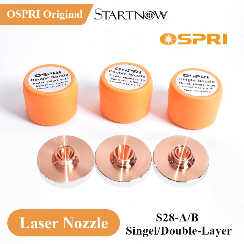 Startnow Original OSPRI Fiber Laser Nozzles Single Double Layer 3D Copper Nozzle for Laser Cutting Machine Head
Startnow Original OSPRI Fiber Laser Nozzles Single Double Layer 3D Copper Nozzle for Laser Cutting Machine Head