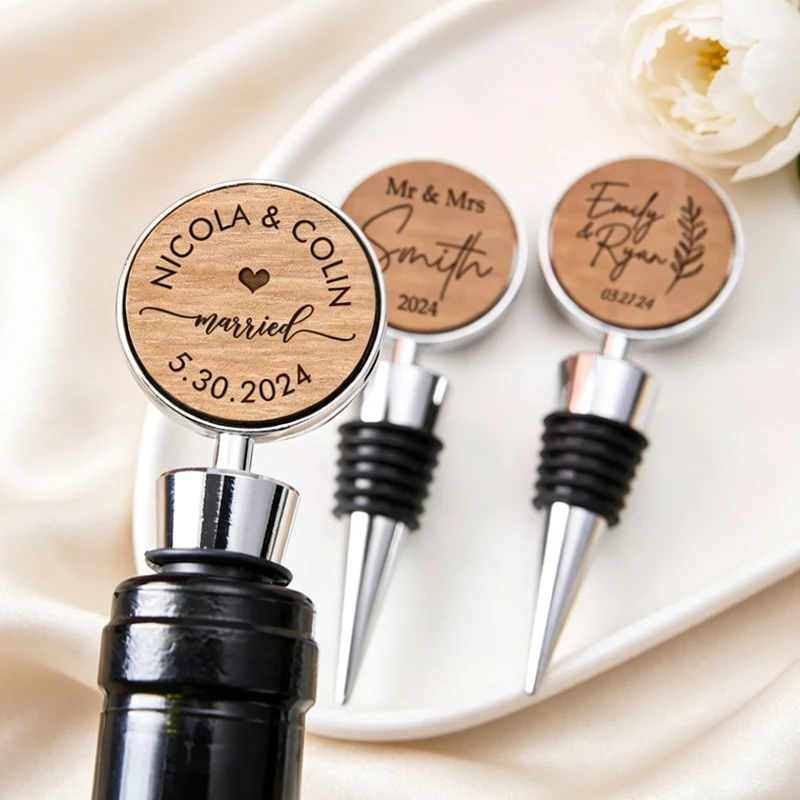 Personalized Wine Bottle Stopper Custom Wedding Favors Groomsmen Gifts, Birthday Gift, Gifts for Wine Lovers
Personalized Wine Bottle Stopper Custom Wedding Favors Groomsmen Gifts, Birthday Gift, Gifts for Wine Lovers