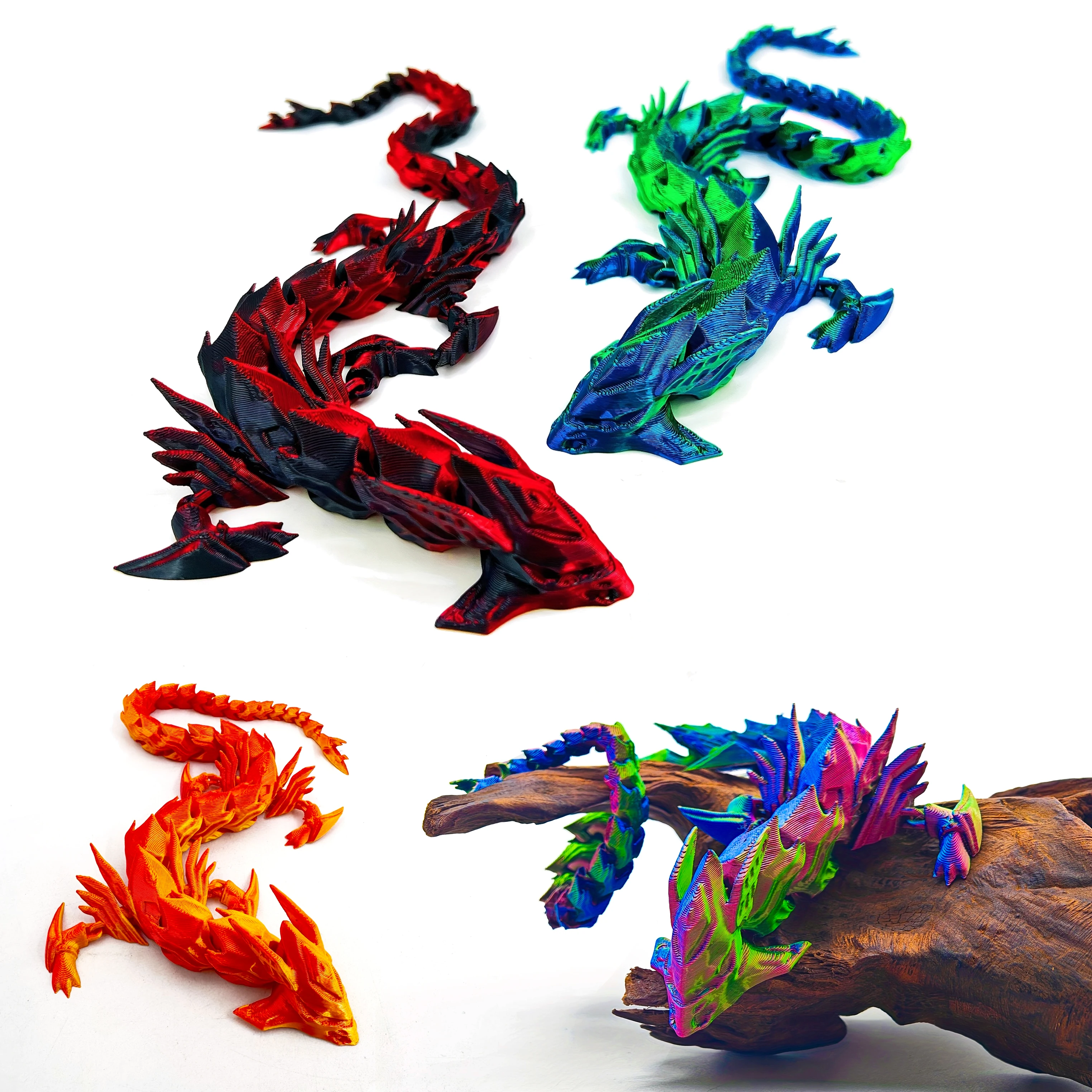 3D printed mechanical dragon statue model, movable joints, living room desktop atmosphere decoration, Christmas exclusive gift
3D printed mechanical dragon statue model, movable joints, living room desktop atmosphere decoration, Christmas exclusive gift