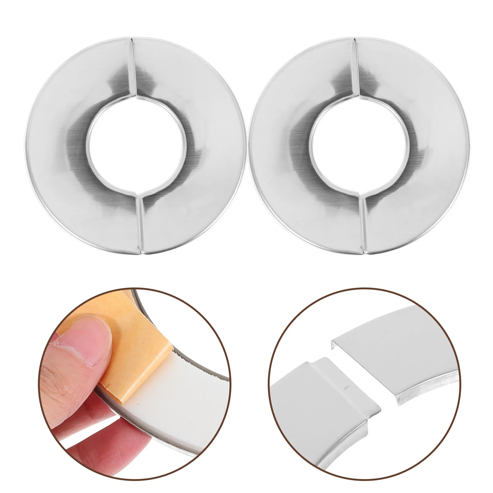 4Pcs Stainless Steel Wall Split Flange Pipe Cover for Bathroom Kitchen Radiator Water Pipe Decorative Escutcheon Plates
4Pcs Stainless Steel Wall Split Flange Pipe Cover for Bathroom Kitchen Radiator Water Pipe Decorative Escutcheon Plates