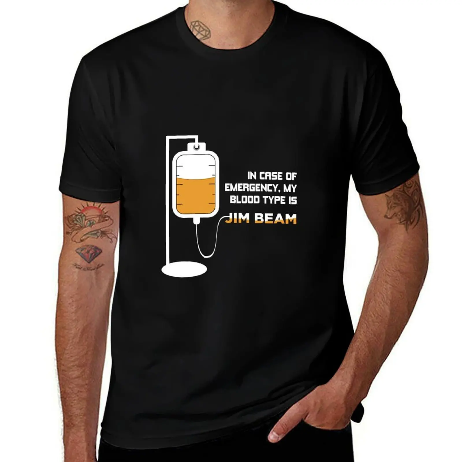 Jim Beam Blood Type T-Shirt man graphic t shirt t shirt custom print cotton tshirt 100% T-Shirt
Jim Beam Blood Type T-Shirt man graphic t shirt t shirt custom print cotton tshirt 100% T-Shirt