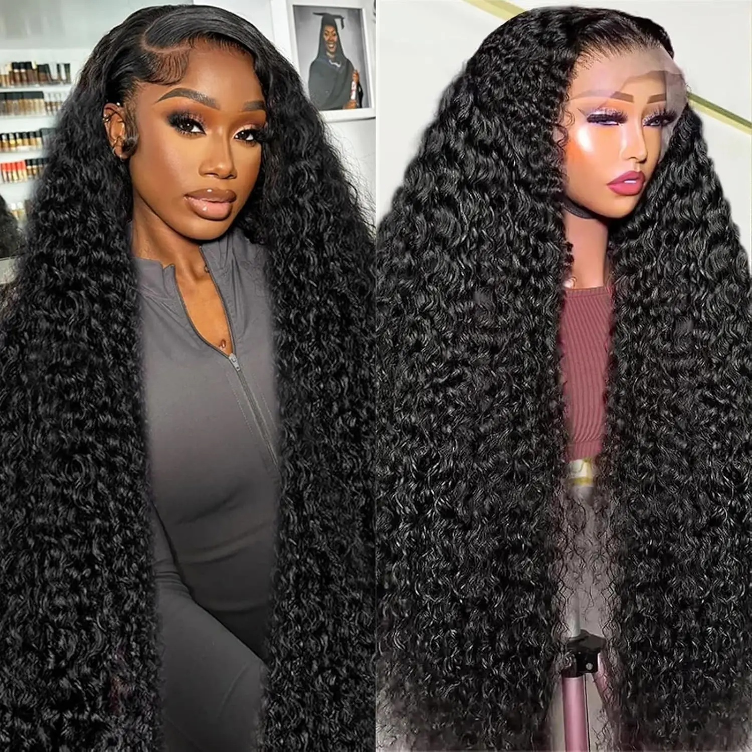 Mossily 40 Inch 13x6 Hd Loose Deep Wave Lace Frontal Wig Brazilian Water Curly Human Hair Wigs For Women 250% Density
Mossily 40 Inch 13x6 Hd Loose Deep Wave Lace Frontal Wig Brazilian Water Curly Human Hair Wigs For Women 250% Density