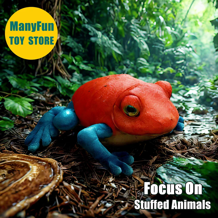 Realistic Strawberry Poison Dart Frog Plush Toy, Lifelike Oophaga Pumilio Stuffed Animal, Frog Plushie Simulation Dol Gift
Realistic Strawberry Poison Dart Frog Plush Toy, Lifelike Oophaga Pumilio Stuffed Animal, Frog Plushie Simulation Dol Gift