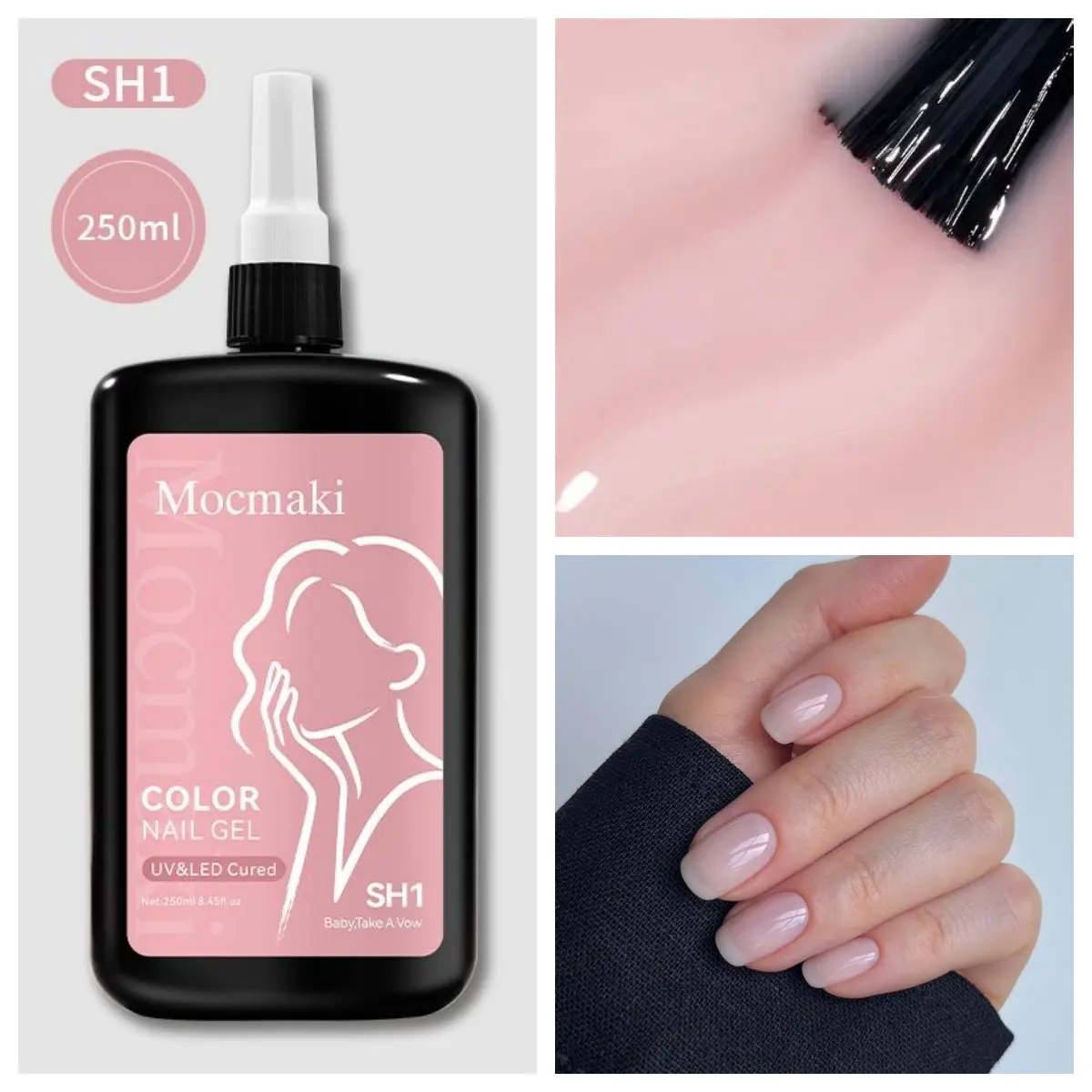 Opies GelColor Sheer Pink Gel Nail Polishes for Beautiful, Soak Off UVLED Semi Permanent Varnish Nail Salon, Baby Take A Vow
Opies GelColor Sheer Pink Gel Nail Polishes for Beautiful, Soak Off UVLED Semi Permanent Varnish Nail Salon, Baby Take A Vow