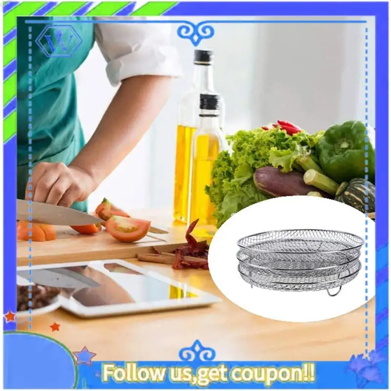 2Pcs Air Fryer Replacement For Ninja Foodi Dehydrating Rack Steaming Rack Dry Fruit Rack Grill
2Pcs Air Fryer Replacement For Ninja Foodi Dehydrating Rack Steaming Rack Dry Fruit Rack Grill