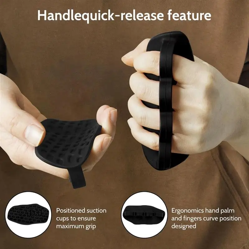 New-Anti-Slip Workout Grips: New Rubber Gym Grips Deadlifts Palm Protection Gloves For Weight Lifting, Dumbbell, Deadlift
New-Anti-Slip Workout Grips: New Rubber Gym Grips Deadlifts Palm Protection Gloves For Weight Lifting, Dumbbell, Deadlift