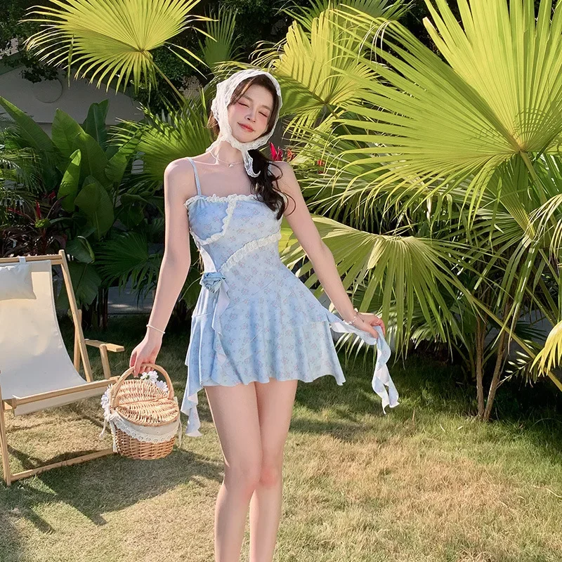 New Swimsuit Women's One-piece Swimsuit Looks White and Fairy Like, Vacation Soaking in Hot Springs
New Swimsuit Women's One-piece Swimsuit Looks White and Fairy Like, Vacation Soaking in Hot Springs