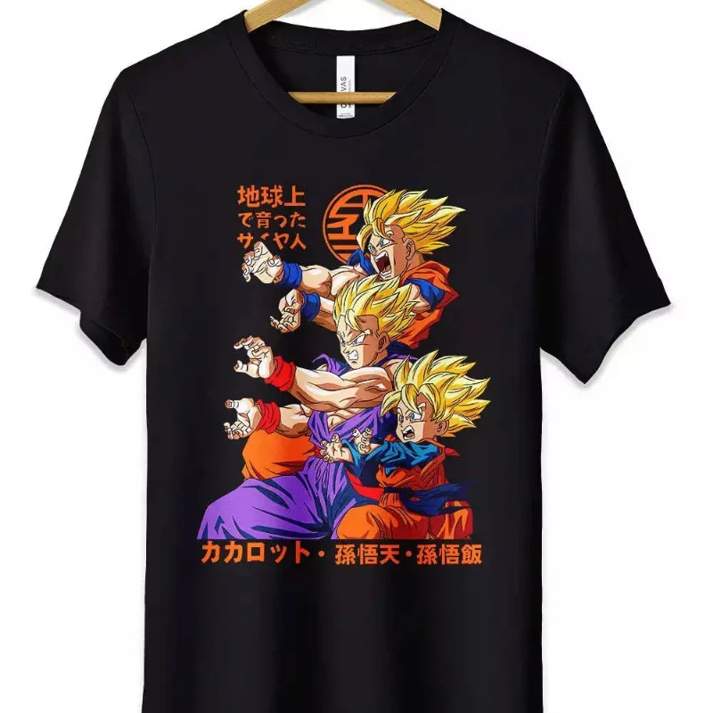 Japanese Animation Wukong Gofan Goten T-shirt Dragon Ball T-shirt Summer New Retro Fashion Men's and Women's Streetwear
Japanese Animation Wukong Gofan Goten T-shirt Dragon Ball T-shirt Summer New Retro Fashion Men's and Women's Streetwear
