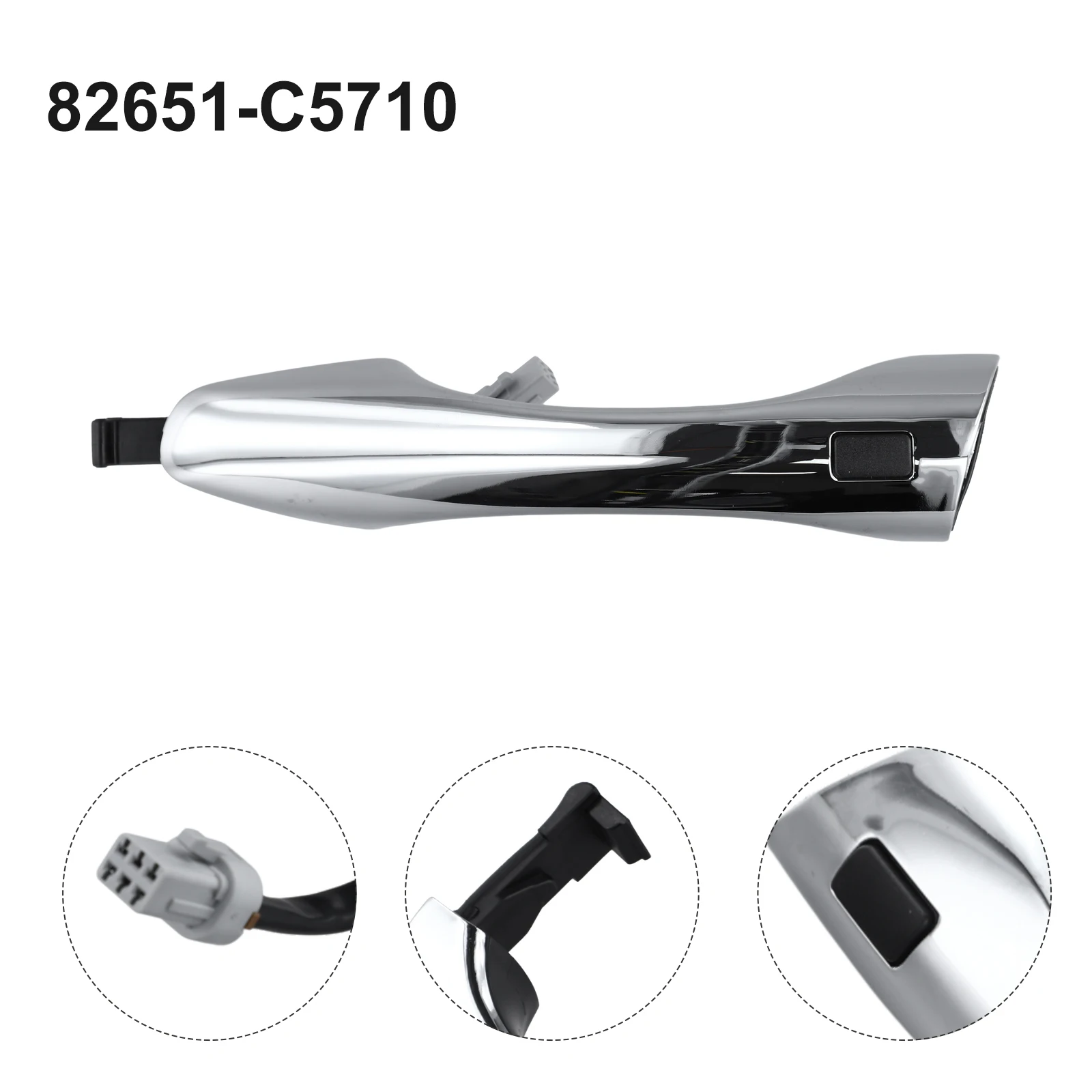 82651-C5710 Handle Silver Front Left Door Handle Silver Color Without Lights Direct Replacement Front Left Position
82651-C5710 Handle Silver Front Left Door Handle Silver Color Without Lights Direct Replacement Front Left Position