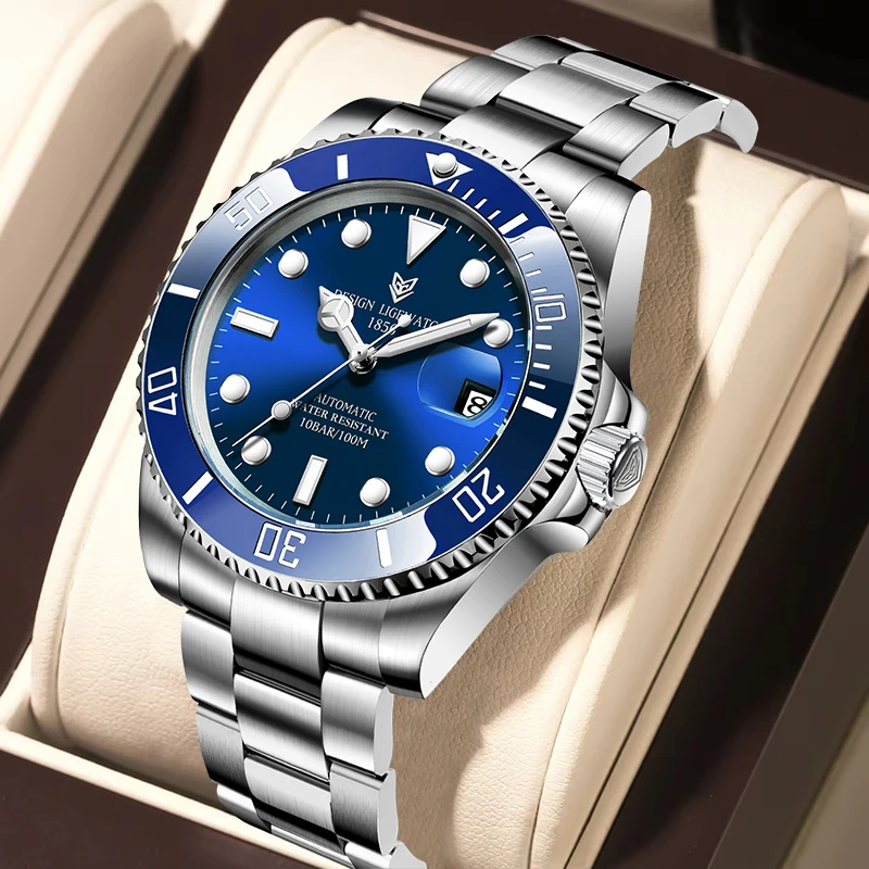 Мужские механические часы LIGE: элитные, модные, повседневные, спортивные, автоматические, из нержавеющей стали, водонепроницаемые, с турбийоном
Мужские механические часы LIGE: элитные, модные, повседневные, спортивные, автоматические, из нержавеющей стали, водонепроницаемые, с турбийоном