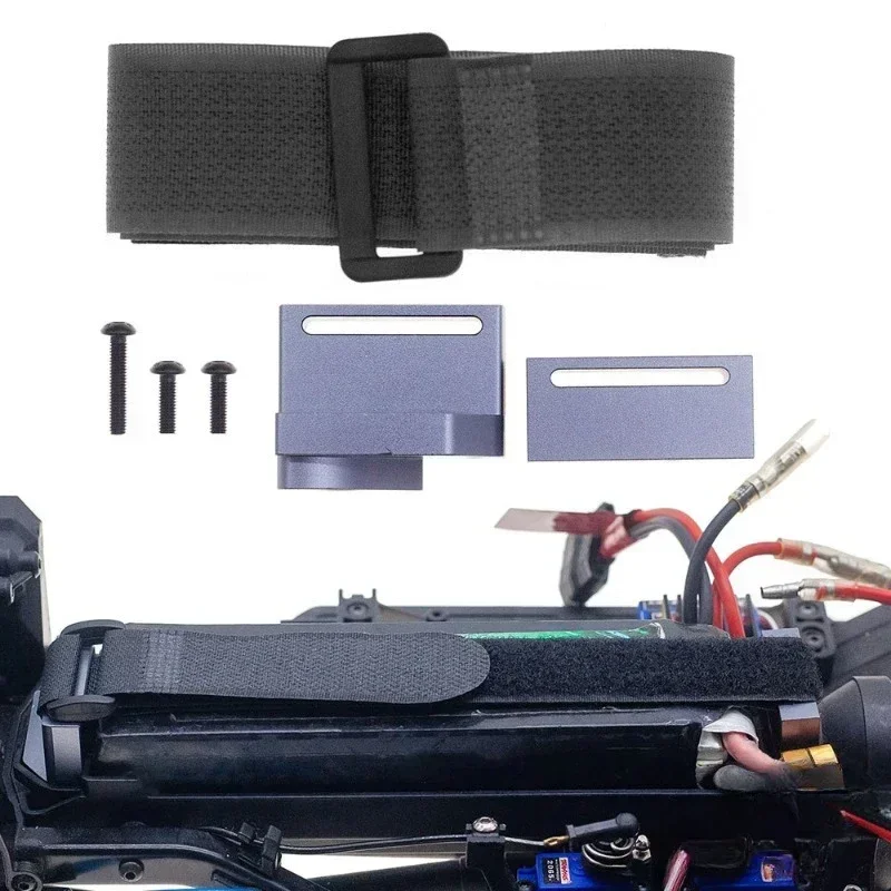 RC Car Battery Holder With Battery Strap Kit For 1/10 TRXS TRX4 TRX6 RC Car Upgrade Accessories
RC Car Battery Holder With Battery Strap Kit For 1/10 TRXS TRX4 TRX6 RC Car Upgrade Accessories